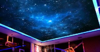 Натяжной потолок звездное небо Дубна, цена от 5170 руб.