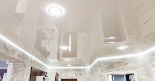 Натяжной ПВХ потолок Дубна, цена от 2076 руб.